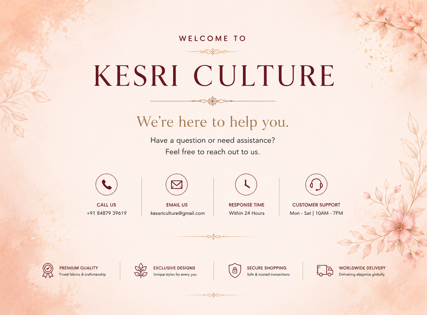 Welcome to Kesri Culture