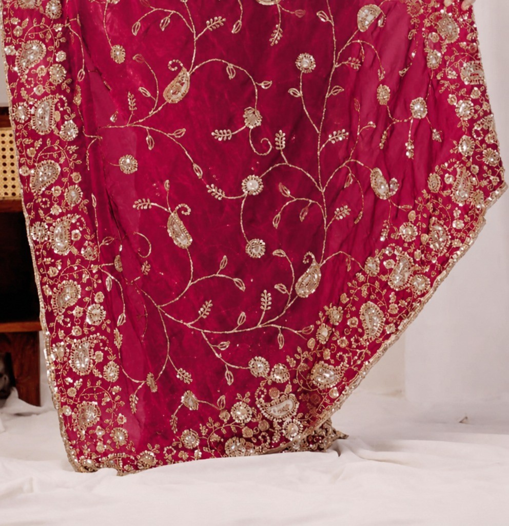 Rose Red Regal Floral Heritage Saree Rose Red Regal Floral Heritage Saree + The Rose Red Regal Floral Heritage Saree brings traditional floral motif weaving to a rose red base, and it's built for anyone comparing options for a saree rose rather than something purely decorative. The colour reads true in both daylight and indoor event lighting, which matters more than it sounds &mdash; a lot of sarees photograph differently under venue lighting than they do in a product shot, and this one has been chosen to hold its tone consistently. &bull; Craftsmanship