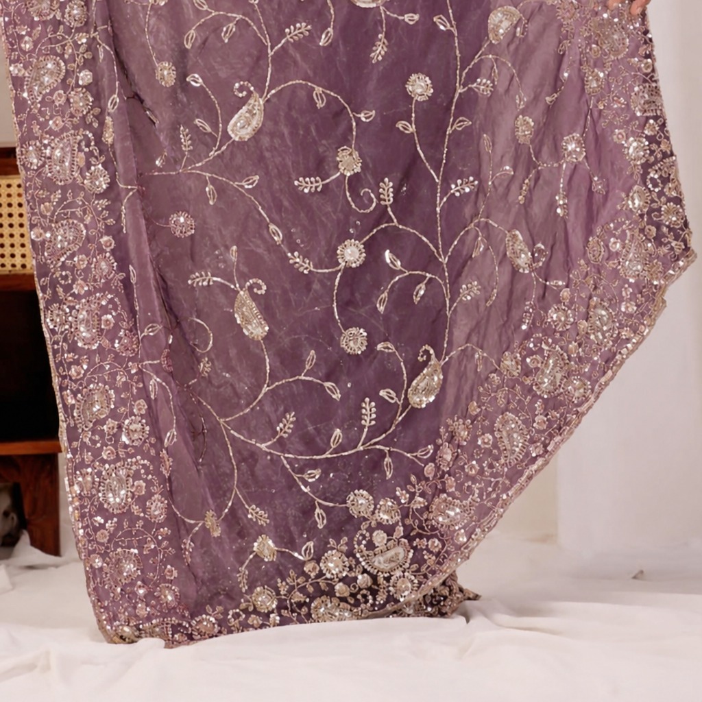 Pink Regal Floral Heritage Saree Pink Regal Floral Heritage Saree + The Pink Regal Floral Heritage Saree brings traditional floral motif weaving to a pink base, and it's built for anyone comparing options for a pink saree rather than something purely decorative. The colour reads true in both daylight and indoor event lighting, which matters more than it sounds &mdash; a lot of sarees photograph differently under venue lighting than they do in a product shot, and this one has been chosen to hold its tone consistently. &bull; Craftsmanship