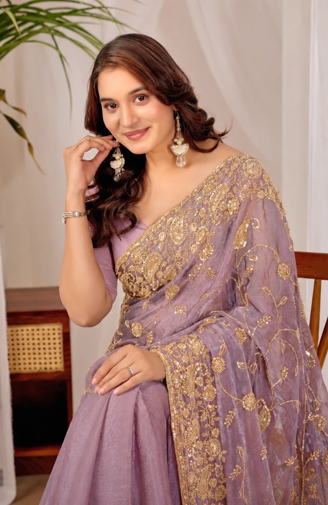 Pink Regal Floral Heritage Saree Pink Regal Floral Heritage Saree + The Pink Regal Floral Heritage Saree brings traditional floral motif weaving to a pink base, and it's built for anyone comparing options for a pink saree rather than something purely decorative. The colour reads true in both daylight and indoor event lighting, which matters more than it sounds &mdash; a lot of sarees photograph differently under venue lighting than they do in a product shot, and this one has been chosen to hold its tone consistently. &bull; Craftsmanship